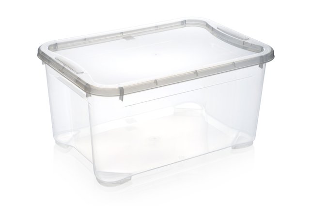 透明の収納ボックス