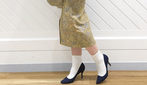 ヒール 靴下はダサい 相性抜群なおしゃれコーデを季節別にご提案