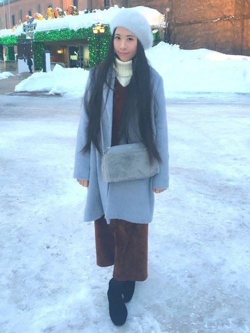 北海道の「冬」におすすめな服装：ファー素材