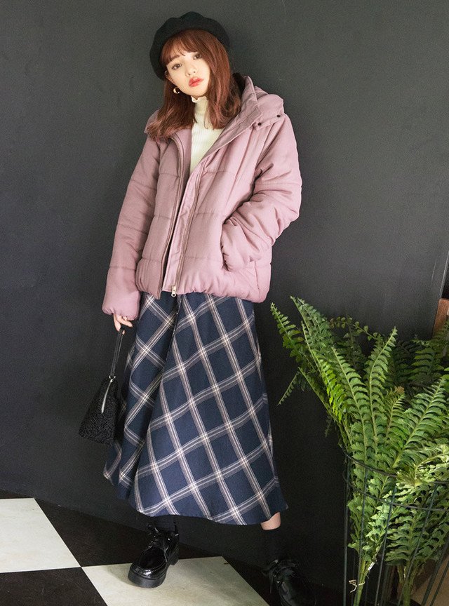 GRLの中綿ダウンジャケットを12度の日の服装に取り入れよう